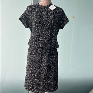 Elegant Black and White Brunello Cucinelli dress